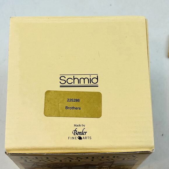 Brothers Lowell Davis Schmid RFD America Figurine 225286 Duck Pair Ducklings Box - Picture 9 of 9